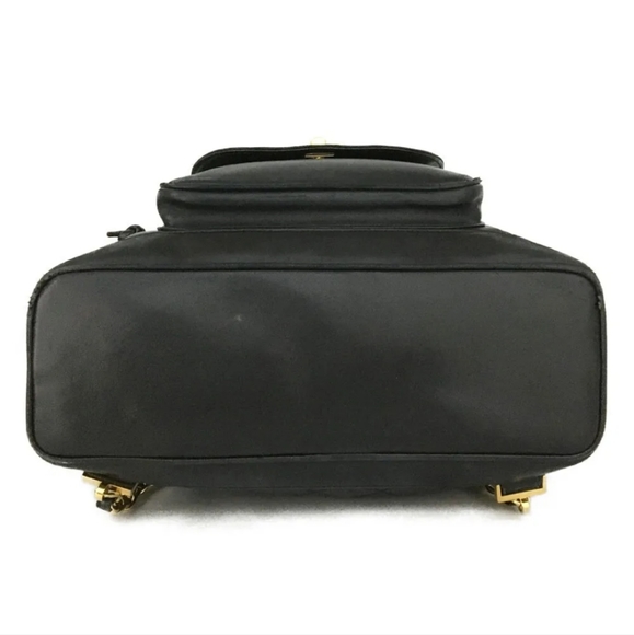 CHANEL Quilted Matelasse CC Logo Lambskin Backpack Black - Picture 5 of 11